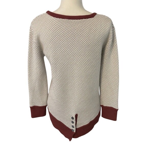 Knitted Dove Anthropologie Knit Sweater Women's Size XS Deer 4 Buttons Down Back - Picture 4 of 13
